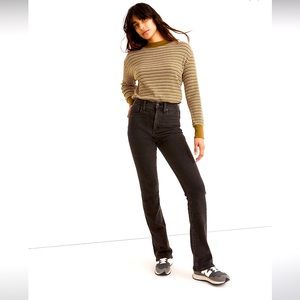 Madewell Black Skinny Flare Jean Size 29 - Denim Starkey Wash